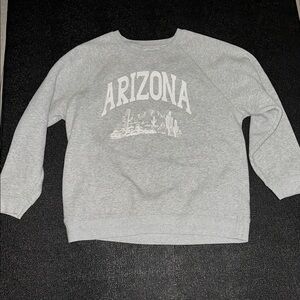 Y2K Gray Arizona Sweatshirt size medium